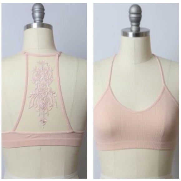 Blush tattoo mesh bralette - Picture 3 of 15